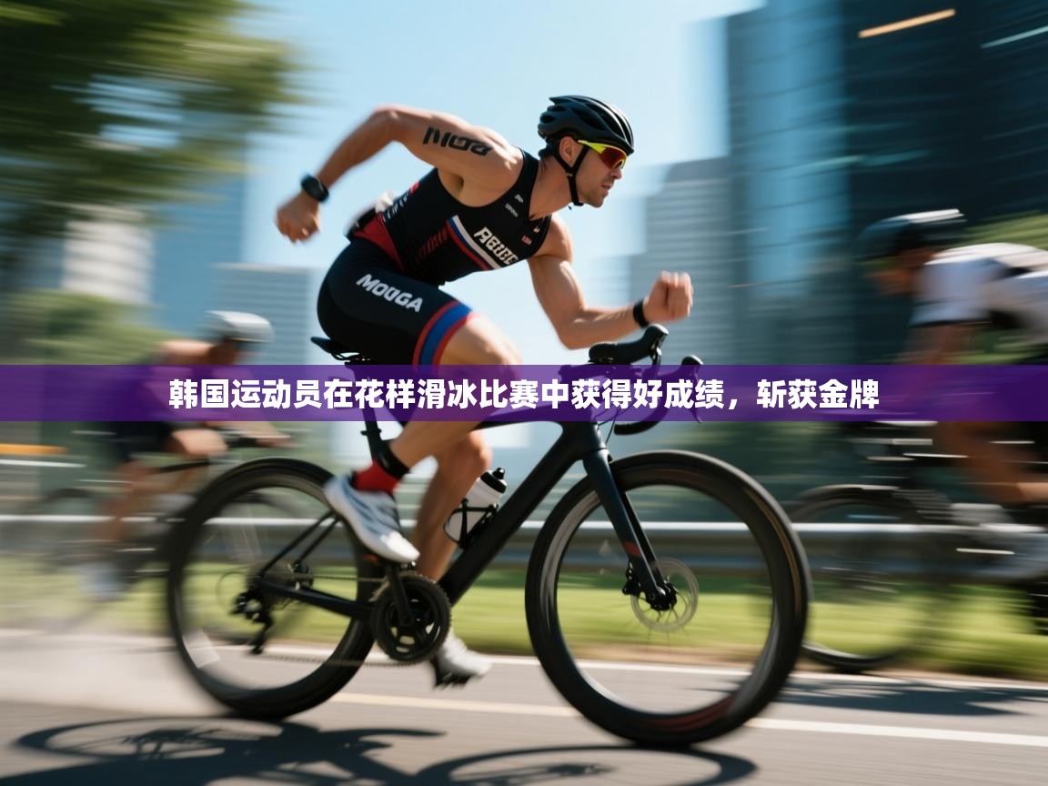 韩国运动员在花样滑冰比赛中获得好成绩，斩获金牌