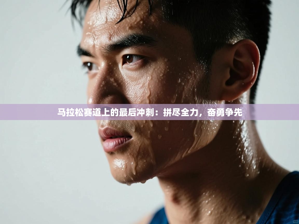 马拉松赛道上的最后冲刺：拼尽全力，奋勇争先